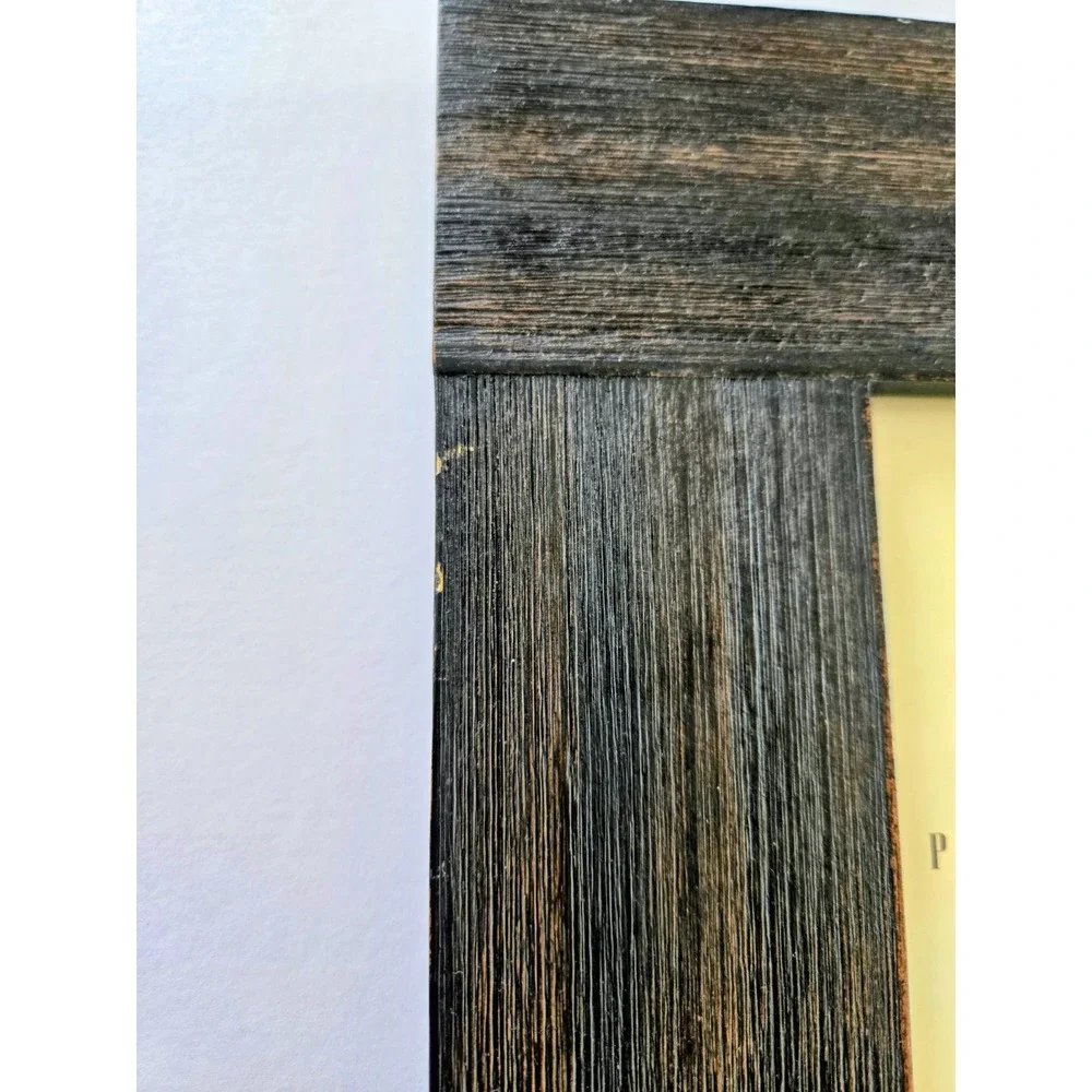 Pottery Barn Weathered Wood Frame 4x6 ×3 Photo Slots Rustic Farmhouse New No Box